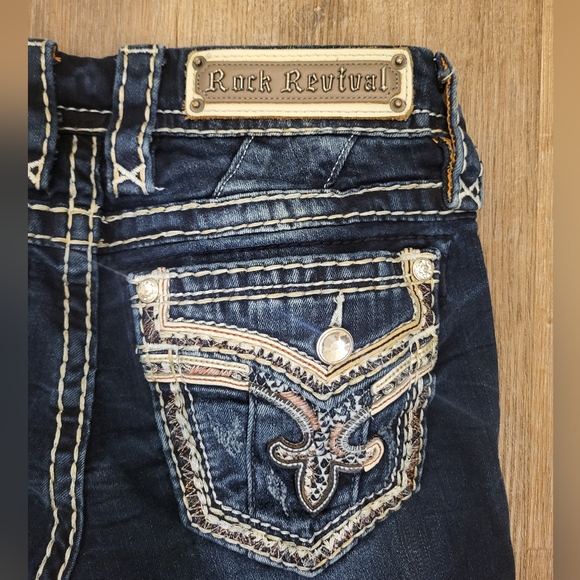 Rock Revival Evella Bootcut Jeans Size 25 - Picture 11 of 16